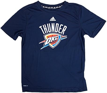 Adidas S/S Primary Logo Thunder Blue S/8Y Youths Shirt
