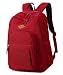Abshoo Girls Solid Color Backpack For College Women Water Resistant School Bag (Red)