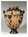 Stamnos, Dionysiac Scene, Etruscan Red-Figured Period, 4th Century BC Art Giclee Poster Print, 18x24