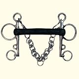 Flexible Rubber Mullen Mouth Pelham Bit