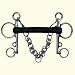 Sporting Goods : Flexible Rubber Mullen Mouth Pelham Bit