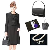 （マーガレット）marguerite m436 7点セット バッグ・ネックレス・イヤリング・ふくさ・ハンカチ・数珠・折畳トート　ブラックフォーマル　レディース パンツ スカート　スーツ　高級　礼服