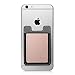 Cell Phone Credit Card Holder [2 Pack], Fintie Premium PU Leather Stick on ID Business Card Wallet Case Pouch for iPhone Samsung Galaxy LG and Most Smartphones, Rose Gold
