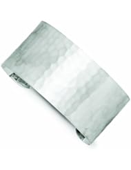 Genuine .925 Sterling Silver Hammered Brushed Cuff Bangle 30 Grams . 100% Satisfaction Guaranteed.