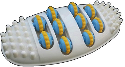 Goodenough. Roller Foot Massager Portable Reflexology Acupressure Pain & Stress Relief Treatment for Foots Best for Stand up Workers, Runners, Walkers & Sport Lovers Lightweight with Double Effect