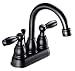 Tools & Hardware : Peerless P99685-WI Wrought Iron Black Two Handle Bathroom Lavatory Faucet