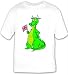 T-shirt with dragon, flag, british, union
