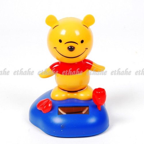 Winnie the Pooh Solar Bobblehead Figurine Nodder