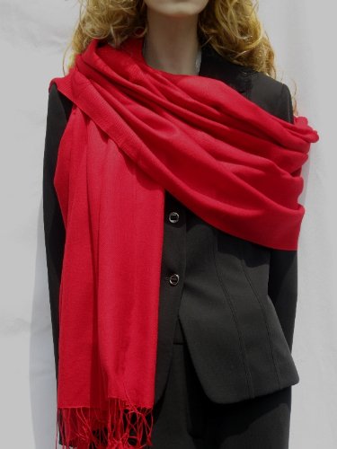PASHMINA SHAWL (Large) in Indian Maroon color from Legend Collections PASHMINA SHAWL (Large) in Indian Maroon color from Legend Collections