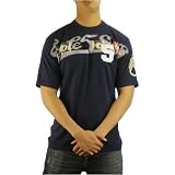 Triple 5 Soul - Mens Triple 5 Soul navy blue and gray t-shirt top. Very high quality top that matches well with various urban styles.
