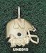 Univ Of Nebraska N & Huskers Helmet Charm/Pendant -14K/10K, Stainless Steel or Gold Plated