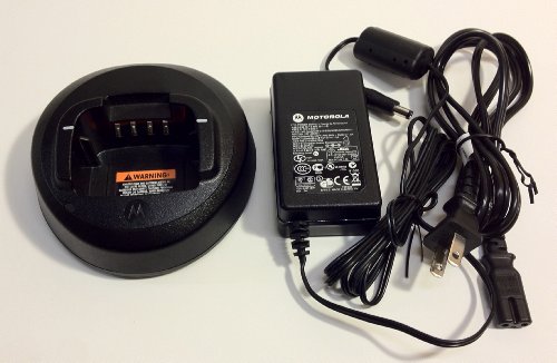 Genuine Motorola Radio Charger (PMLN5228A) & Power Supply for CP185,...