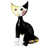 Rosina Wachtmeister Bianco e Nero Porcelain Cat Figurine - Simona