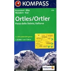 Ortler/Ortles, Stilfser Joch/Passo dello Stelvio, Valfurva. Escursioni, Bike / Wandern, Rad. GPS-genau. 1:25.000
