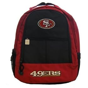 San Francisco 49ers Deluxe Backpack - NFL Football