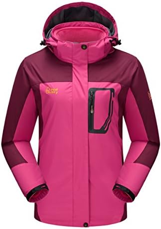 BeiBeiLove Women's Waterproof Windproof 3-IN-1 Winter Jacket
