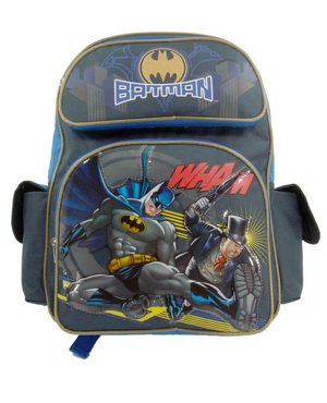  BATMAN LARGE BACKPACK - JOKERS BIKE