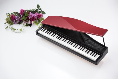 Korg MicroPiano 61-Key Compact Digital Piano, Red Top
