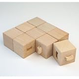 No.311　積木パズル　9ピース / ピーナッツタイプ　　木のおもちゃ　組木 OSKオガワ精機