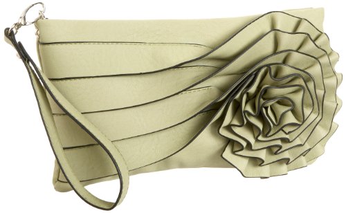 BIG BUDDHA Sasha Clutch,Green,one size