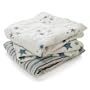 aden + anais - 7200 F - Couche Lavable - Petit Lange - Etoiles - Musy - Prince Charming - Bleu