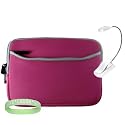 Pink Amazon Kindle 2 Carrying Sleeve With Extra Pocket + A White LED Reading Light + A Live*Laugh*Love Wrist Band!!!