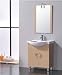 LuxExclusive Modern Bathroom Vanity with Mirror LUX-BC-6008: 28 x 19; Mirror 24 x 31 LuxExclusive Modern Bathroom Vanity with Mirror LUX-BC-6008: 28 x 19; Mirror 24 x 31