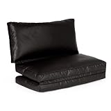 Z Lounge Large BLACK Faux Leather Beanbag