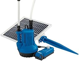 Draper 38241 Solar Powered Water Butt Pump - Blue
