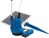 Draper 38241 Solar Powered Water Butt Pump - Blue