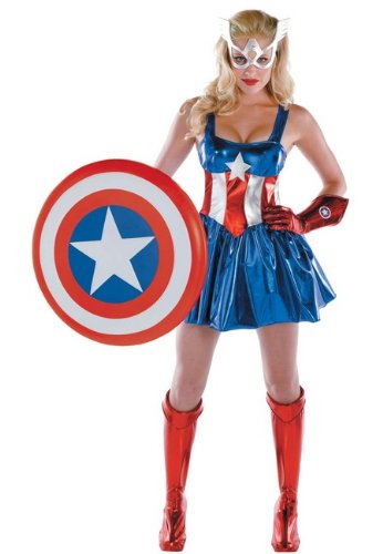  Captain America Costume - Adult Costume Prestige