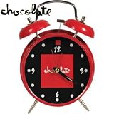 【チョコレート CHOCOLATE スケボー 目覚まし時計】 Alarm Clock NO01