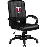 Home Office Chair with MLB Logo Panel Team: Minnesota Twins Secondary