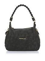 VIABELLUCCI Bolso asa al hombro Trenza (Negro)