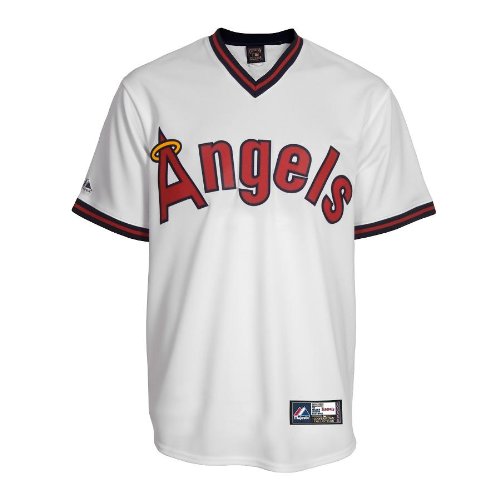 MLB Reggie Jackson #44 Angels Cooperstown Replica Jersey (Large)