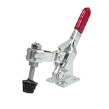 uxcell　トグルクランプ　102B　トグルツール　垂直　100Kg　220Lbs　レッドハンドル