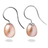 Valero Pearls Valero Classics Damen-Ohrh�nger 925 Sterlingsilber S��wasser-Zuchtperlen apricot ca. 8,5-9,0 mm  354021