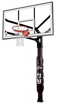 Spalding Arena View In-Ground Basketball System with 60-inch Steel Framed Glass Backboard
