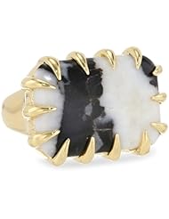 Isharya Zebra Jasper Claw Statement Ring