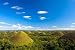 Bohol Chocolate Hills - 36"W x 24"H - Peel and Stick Wall Decal by Wallmonkeys