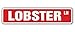 Lobster Street Sign Seafood Restaurant Signs Decor Fisherman | Indoor/Outdoor |  18