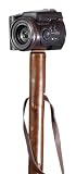 Imported Camera/Binocular Stand, Chestnut Hiking Staff Stick