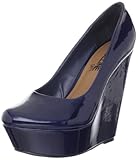 MADELINE girl Women's Starlite Wedge Pump,Navy,8.5 M US