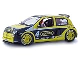 Review Universal Hobbies  / Diecast Model Renault Clio V6 Colber Team (A. Beltoise) in Yellow