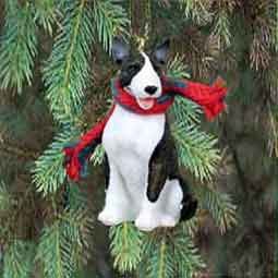 Bull Terrier Brindle Christmas Ornament