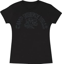 Camp Beverly Hills Logo Black Juniors Tee T-shirt