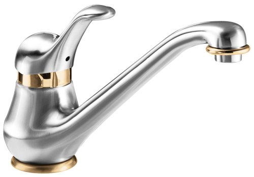 American Standard Jasmine Single-Control Kitchen Faucet with Cast Brass Spout, Satin Brass #3821.641.297