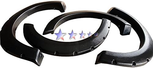 APX Fender Flares - Textured Black - Pocket Dimple Style - 2007-2013 Toyota Tundra