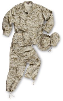 Digital Mil.-style Utility Shirt Desert