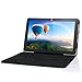 TabSuit174; Black PU Leather Case Cover Stand for Dragon Touch M10X Tablet